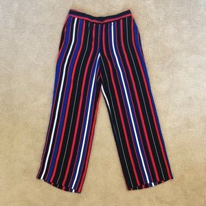 Vince Camuto Stripped Wide Leg Pants